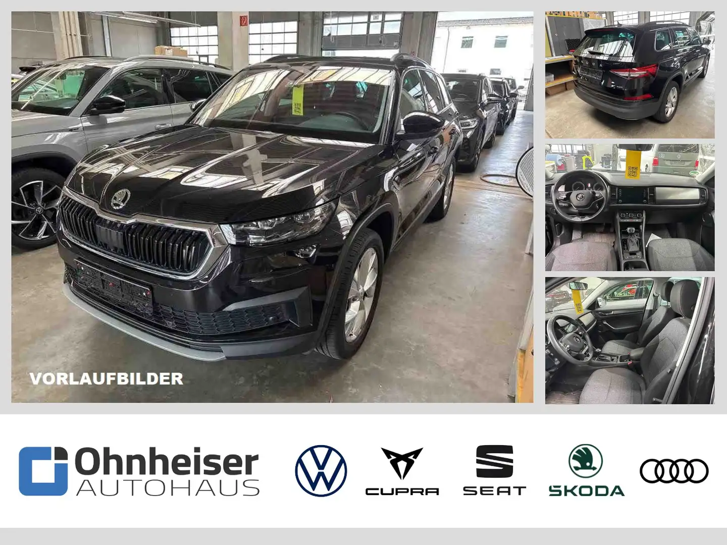 Skoda Kodiaq 2.0 TDI DSG 4x4 AHK*CANTON*360.kam*SHZ*NAVI Schwarz - 1