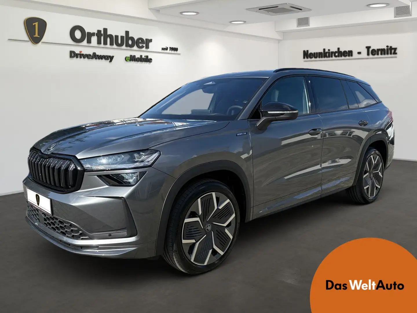 Skoda Kodiaq 4x4 Sportline TDI DSG Gris - 1