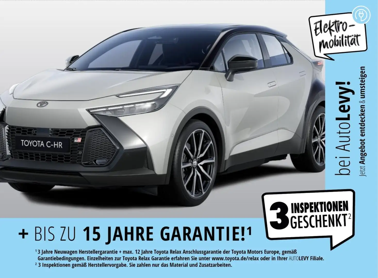 Toyota C-HR 2.0 GR Sport Edition +20 Zoll+HUD+360° Kam. Grau - 1