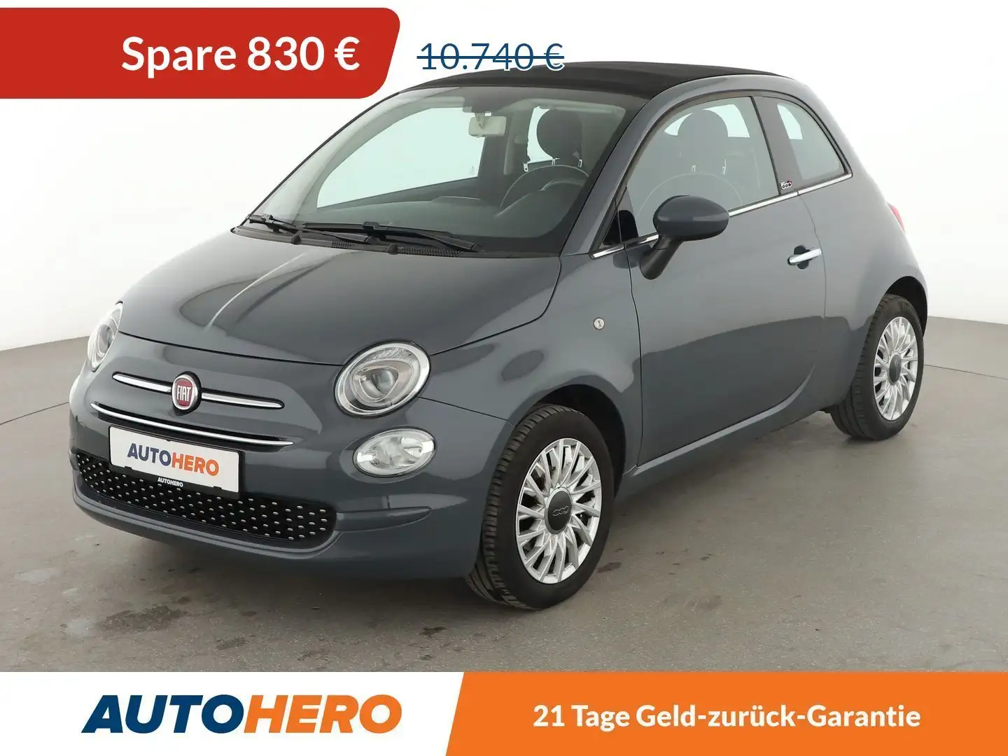 Fiat 500C 1.2 Lounge *PDC*KLIMA*GARANTIE* Grau - 1