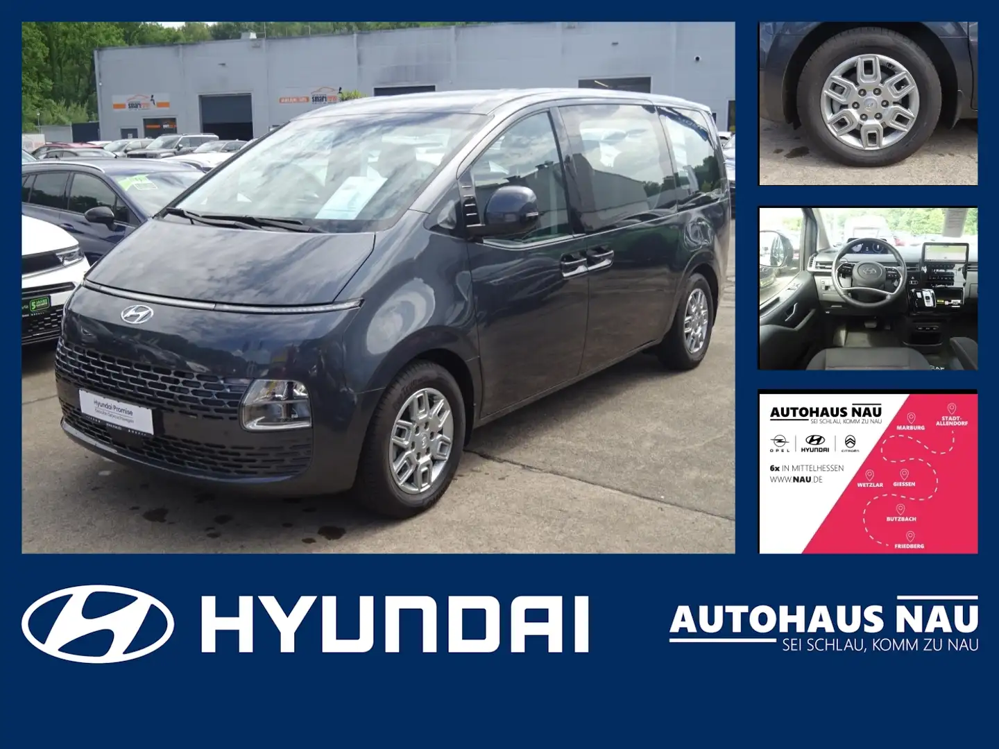 Hyundai STARIA 2.2 CRDi 4WD Trend inkl. Big Deal! Gris - 1