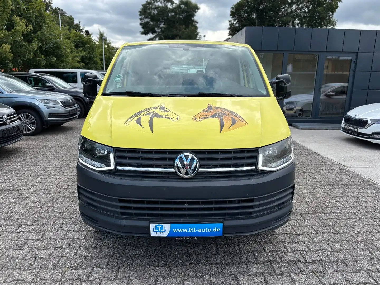 Volkswagen T6 Transporter T6 2.0TDI DSG Pritsche Doppelkabine Standheizun Jaune - 2