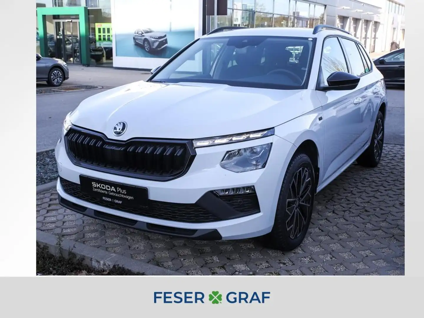 Skoda Kamiq 1.0 TSI Tour DSG Matrix Navi RüKa Sitzh. Weiß - 1