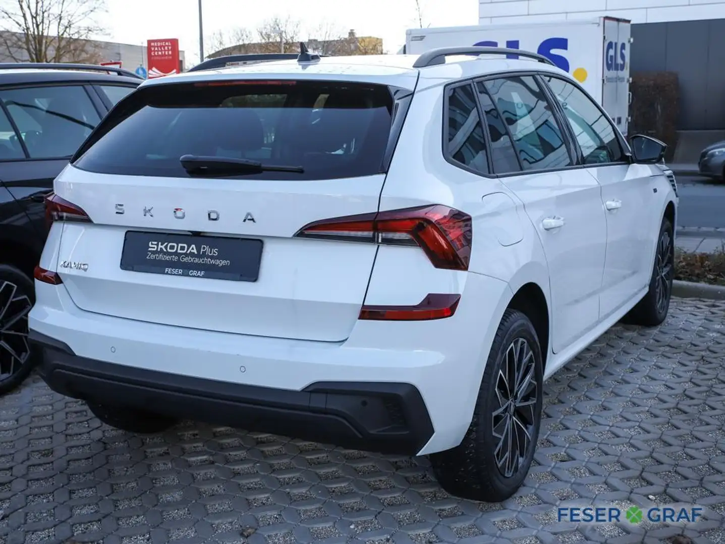 Skoda Kamiq 1.0 TSI Tour DSG Matrix Navi RüKa Sitzh. Weiß - 2