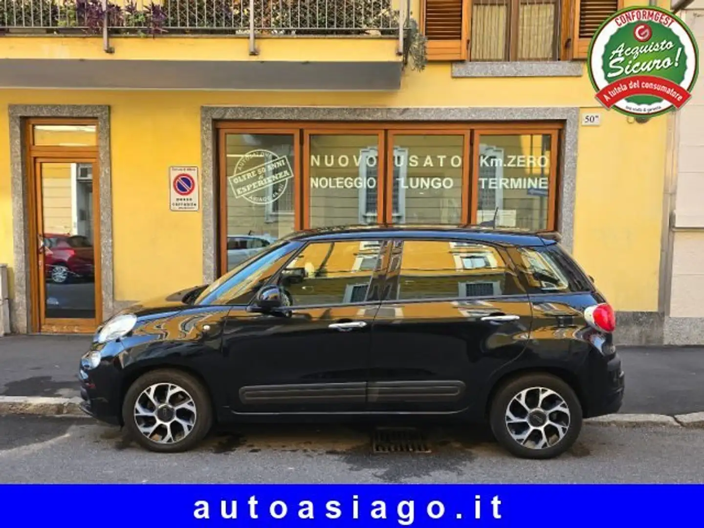 Fiat 500L 500L 1.4 Mirror 95cv my20 Nero - 1