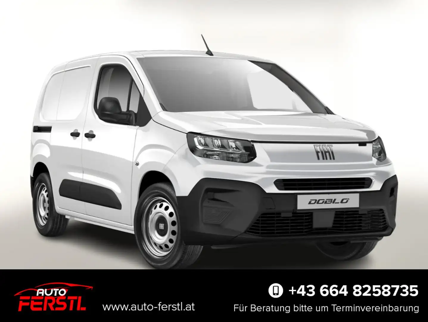 Fiat Doblo Kasten 3S 10"Radio MagicC CarP Kam Temp BT 74 k... Weiß - 1