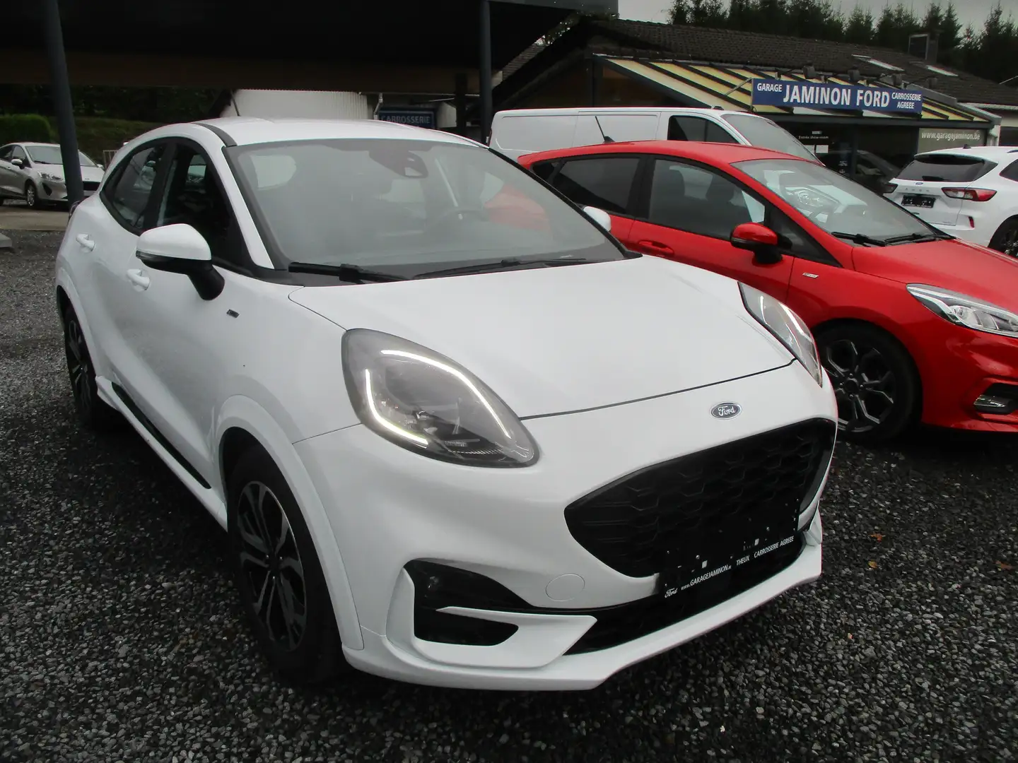 Ford Puma 1.0 EcoBoost mHEV ST-Line  automatique  39000 km Wit - 2
