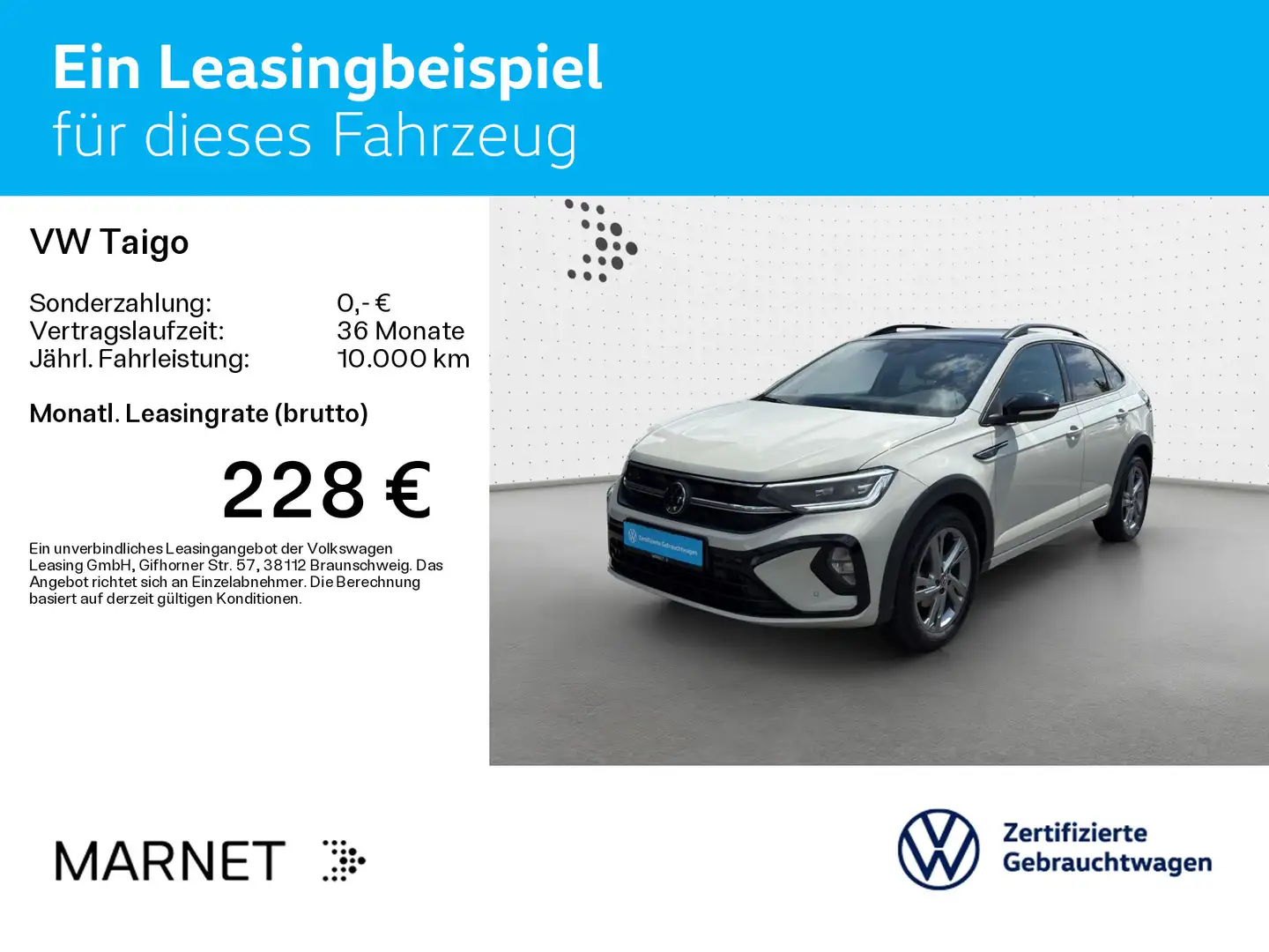 Volkswagen Taigo 1.5 TSI DSG R-LINE*IQ.LIGHT*KAMERA*NAVI*KL Grau - 2