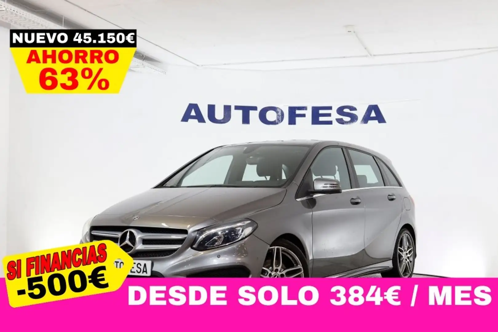 Mercedes-Benz B 160 D 7G DCT AMG PACK SPORT 136CV AUTO 5P S/S # FAROS Grijs - 1