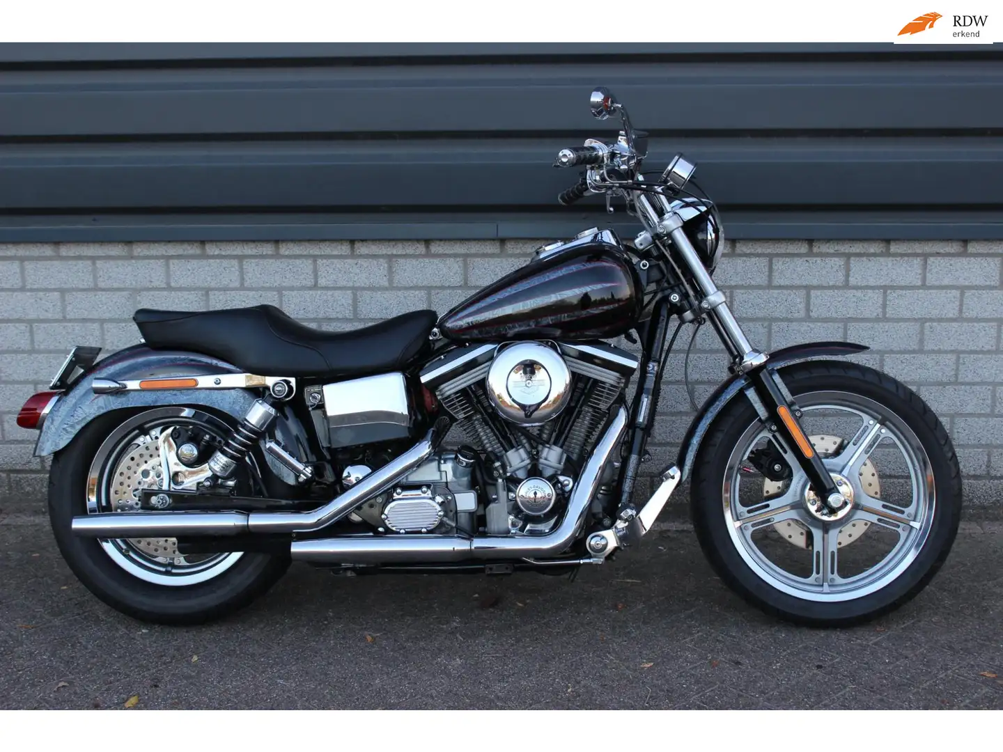 Harley-Davidson Dyna Super Glide FXD EVO CUSTOM, UNIEK!! - 1