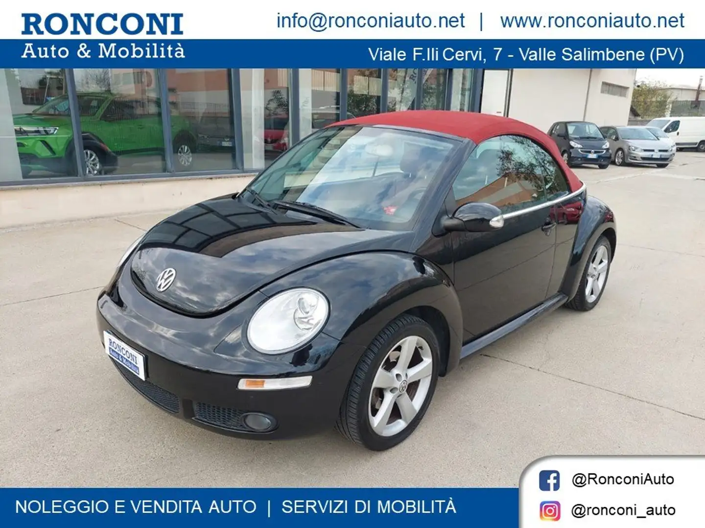 Volkswagen New Beetle Cabrio 1.6 Limited Red Edition GPL Noir - 1