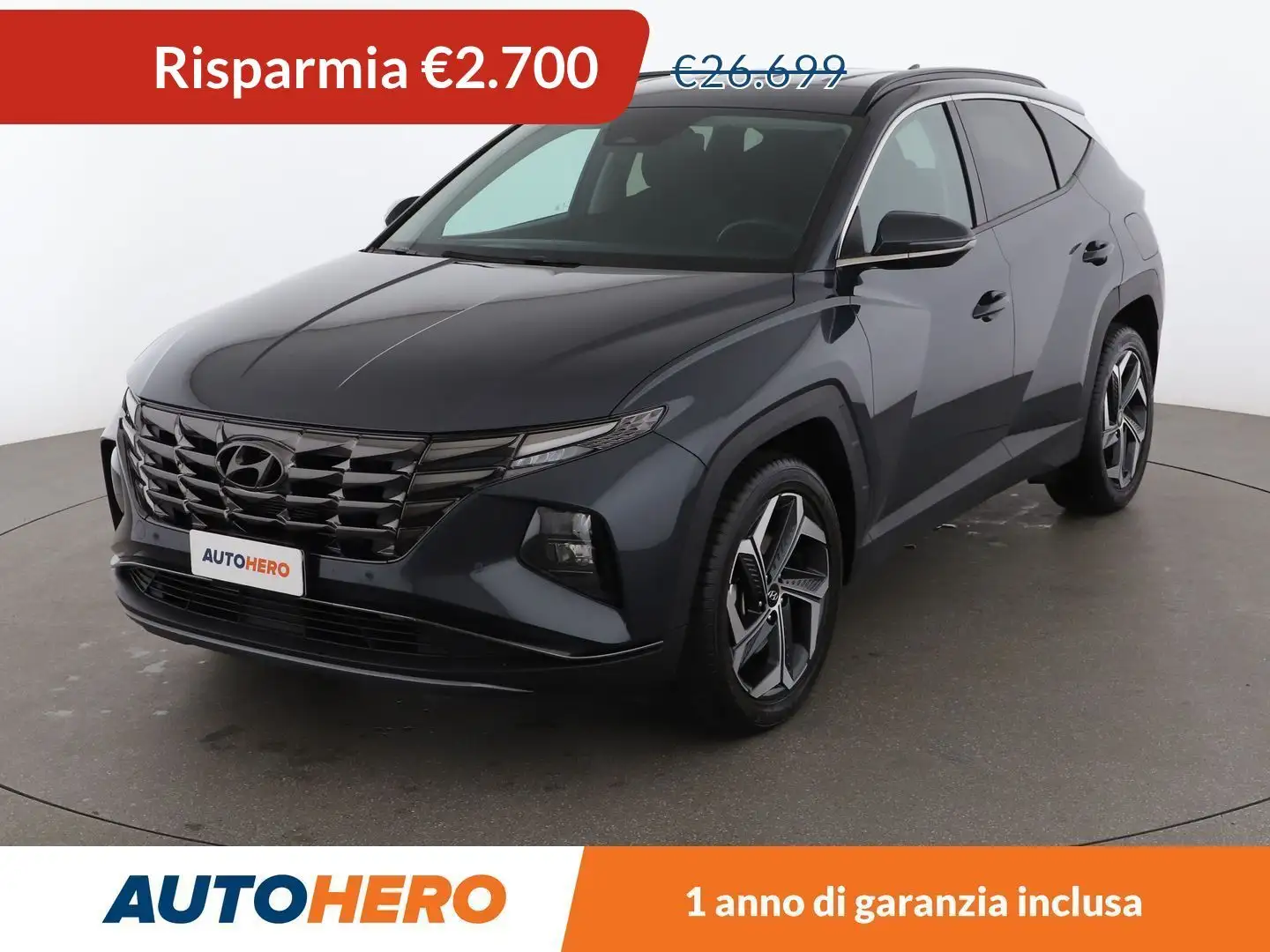 Hyundai TUCSON 1.6 T-GDI Hybrid XLine  aut. FHEV Grigio - 1