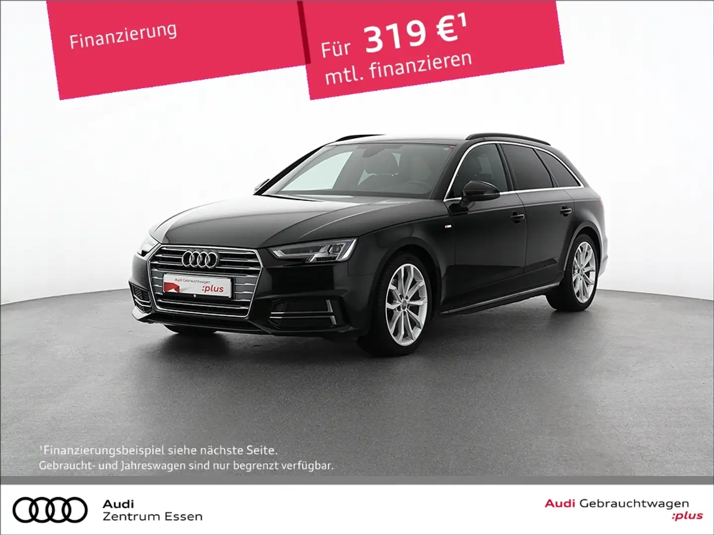 Audi A4 Avant S-LINE 6-GANG LED NAV SHZ PDC MUFU   FSE Nero - 1