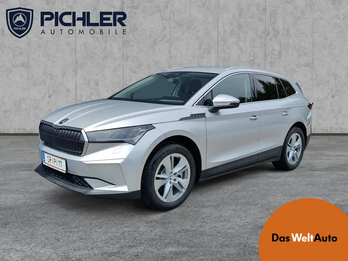 Skoda Enyaq 80 Zilver - 1