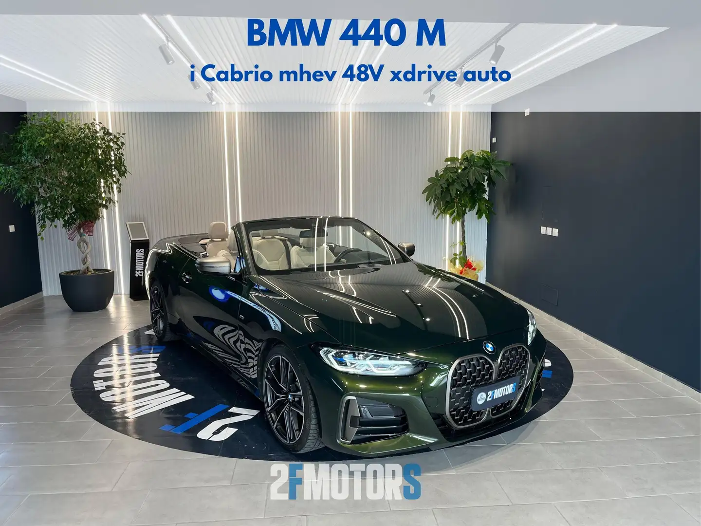 BMW 440 M i Cabrio mhev 48V xdrive auto Verde - 1