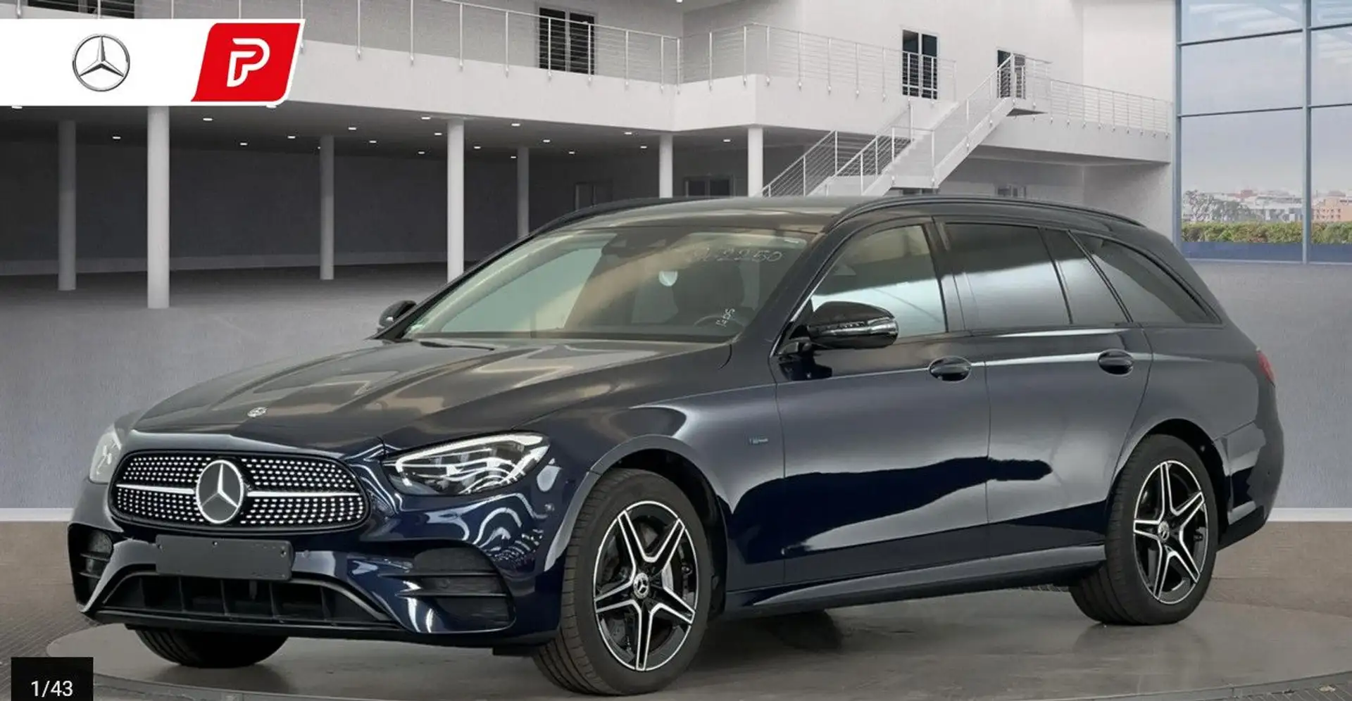 Mercedes-Benz E 300 e AMG Distro*AHK*Pano*Burmester*Kamera*18 Blau - 1