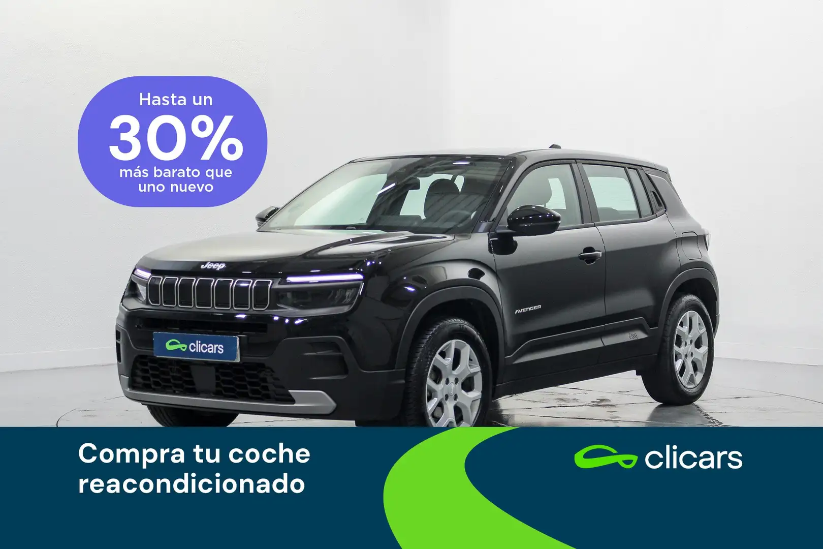 Jeep Avenger 1.2 Altitude 100 Noir - 1