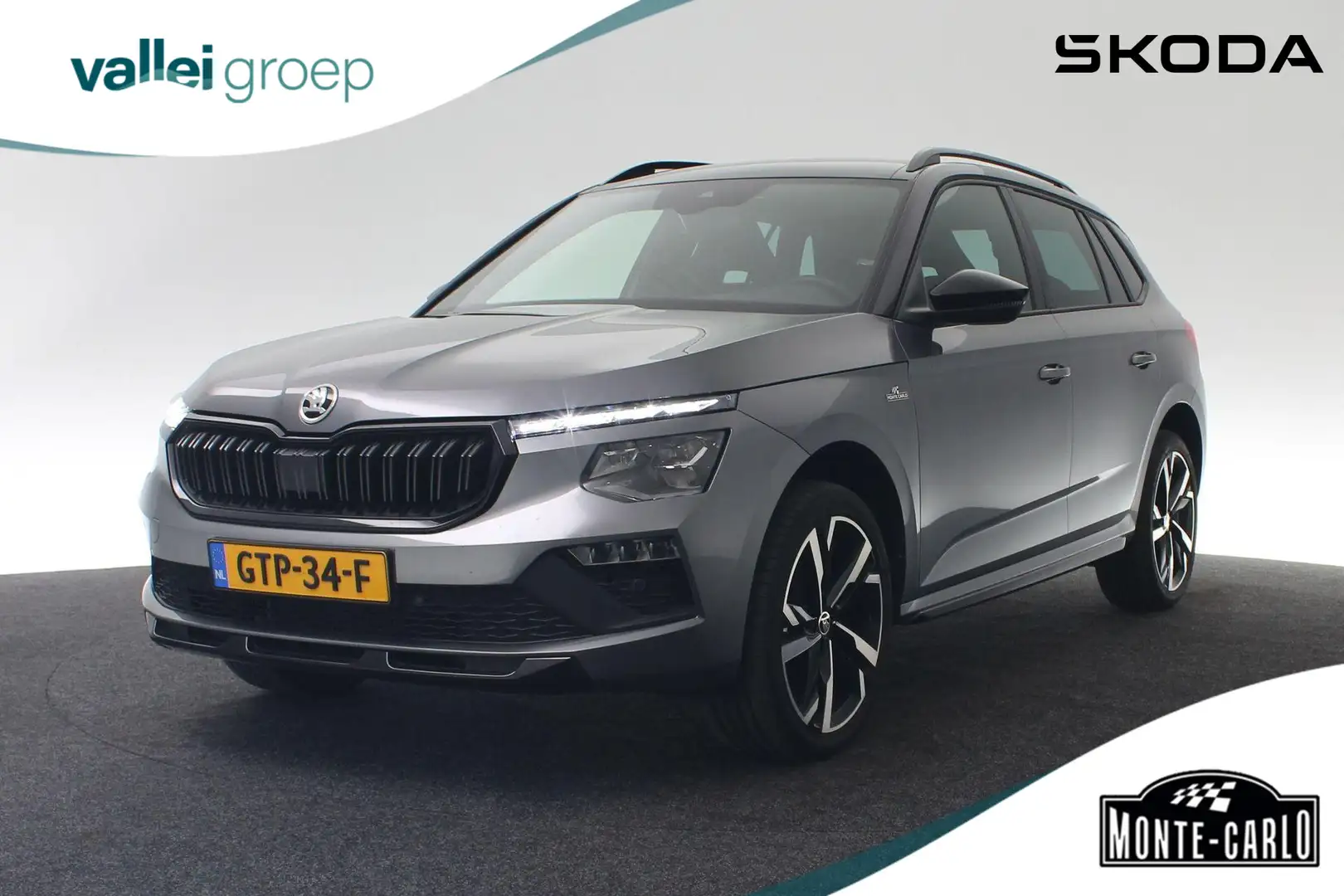 Skoda Kamiq Monte Carlo 1.0 TSI 85 kW / 115 pk | Panoramadak | Gris - 1