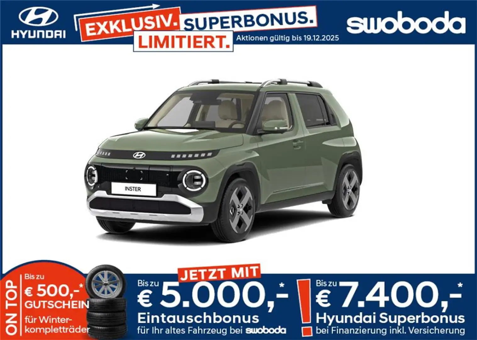 Hyundai Inster INSTER Trend Line 49kWh r5t42-P3-O1 Grün - 1