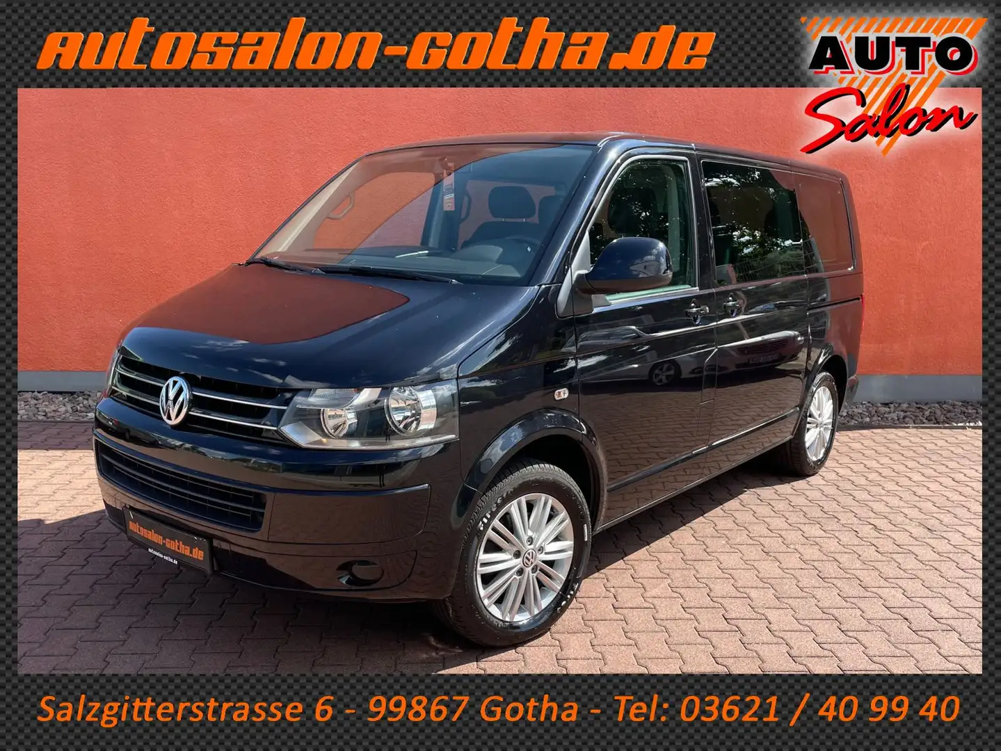 Volkswagen T5 Multivan 2.0TDI 140PS DSG Comf. 7-Sitzer AHK Schwarz - 1