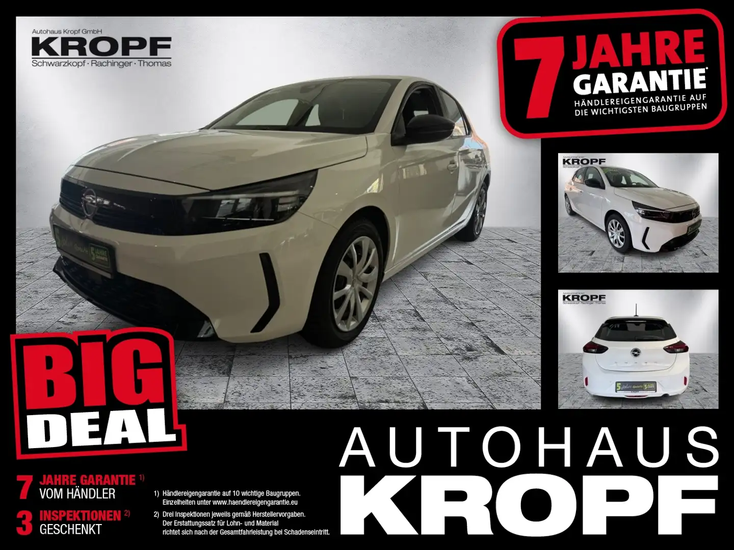 Opel Corsa F 1.2 *8-FACH*SpurH Weiß - 1