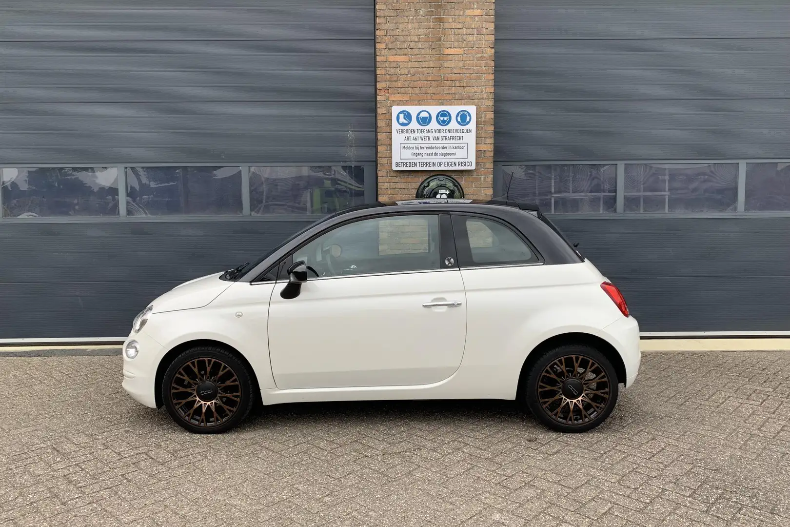 Fiat 500 0.9 TwinAir Turbo 120TH Edition Afneembare Trekhaa Wit - 2