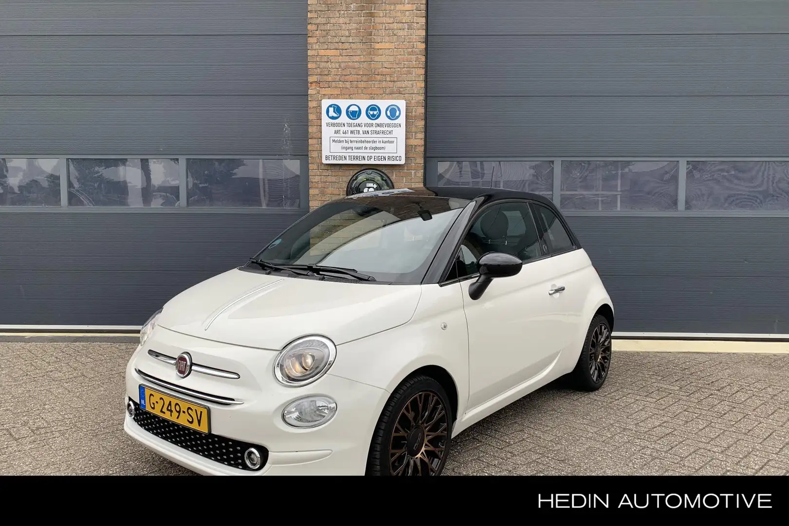 Fiat 500 0.9 TwinAir Turbo 120TH Edition Afneembare Trekhaa Wit - 1