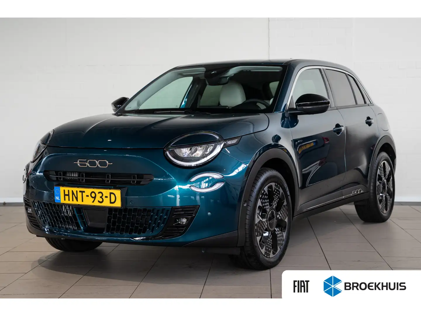 Fiat 600 1.2 Hybrid La Prima | Camera | Lederen bekleding | Blauw - 1