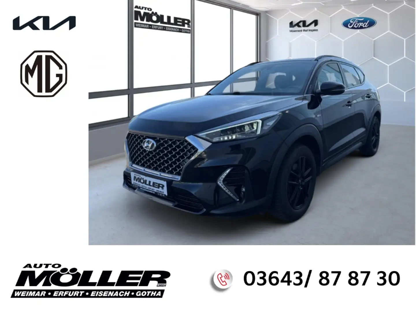 Hyundai TUCSON N-Line 1.6T AWD Glasdach *AHZV* Kamera   LED Navi Nero - 1