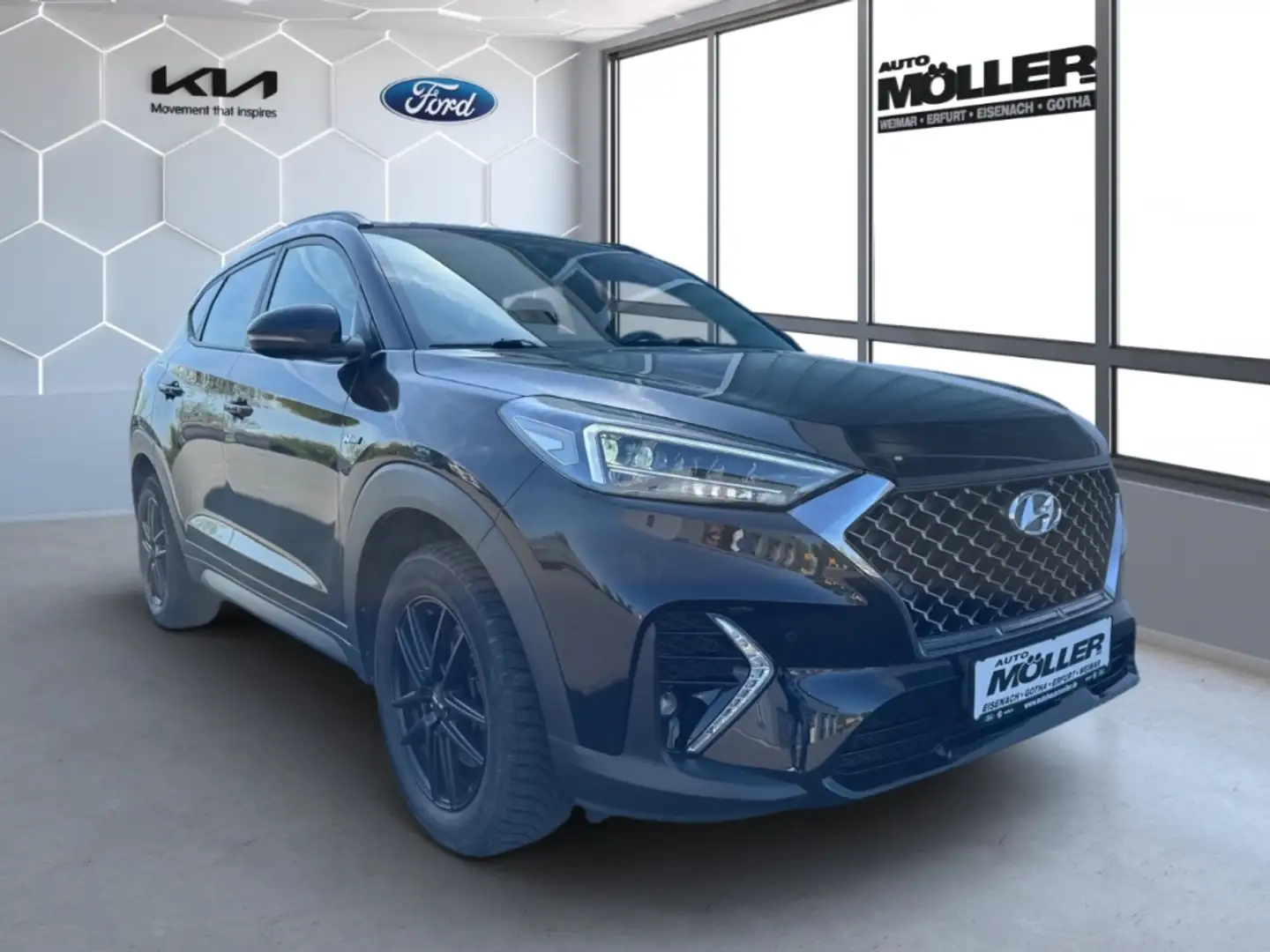 Hyundai TUCSON N-Line 1.6T AWD Glasdach *AHZV* Kamera   LED Navi Schwarz - 2