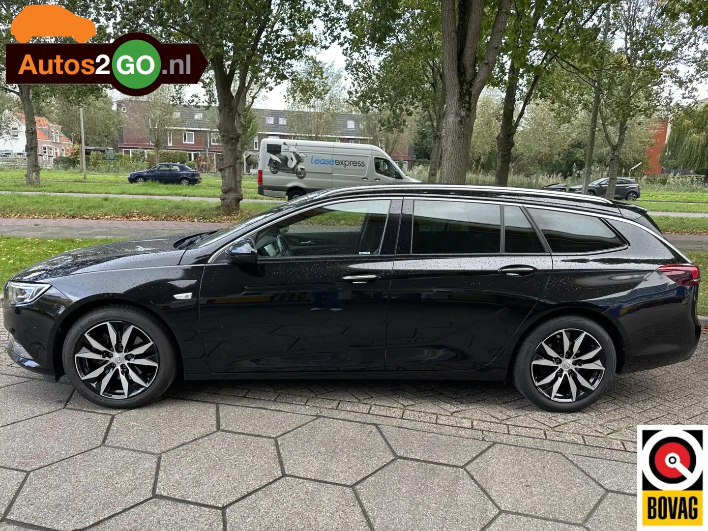 Opel Insignia Sports Tourer 1.5 Turbo Exclusive I Lederen bekled Zwart - 2