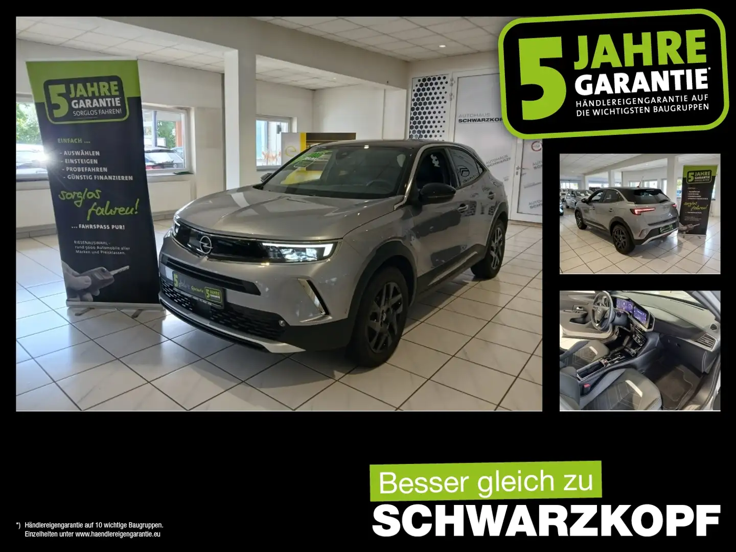 Opel Mokka-E WirelessCharg,Navi,Lenkradheizung Silber - 1