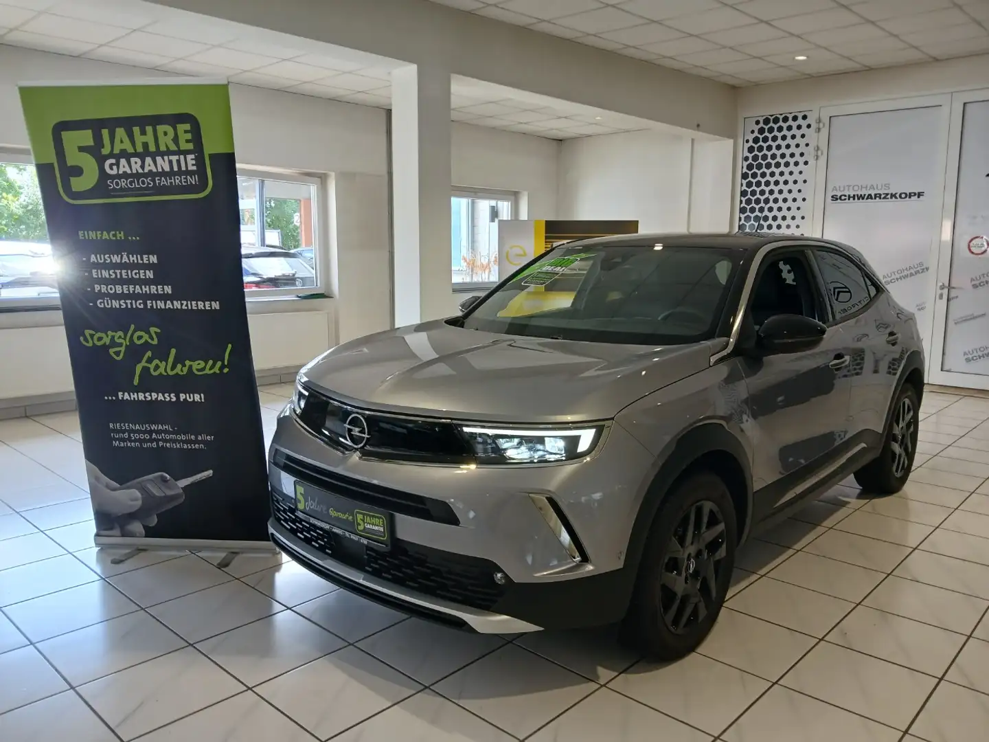 Opel Mokka-E WirelessCharg,Navi,Lenkradheizung Silber - 2