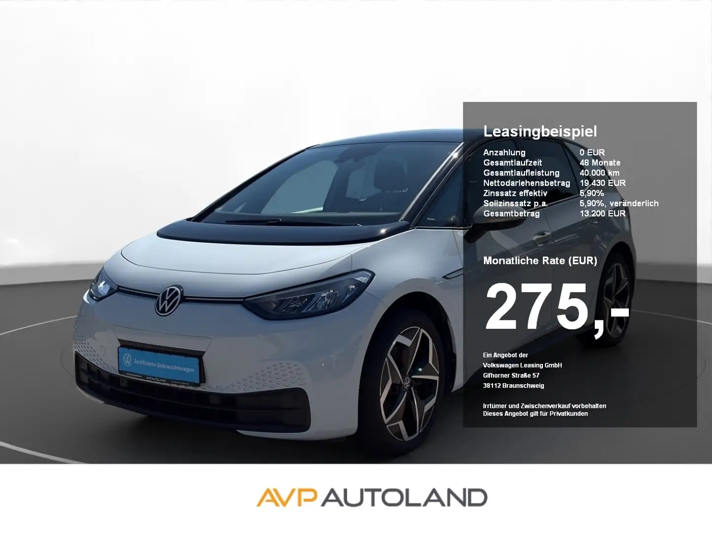 Volkswagen ID.3 Pure Performance | NAVI | LED | SITZH. | Weiß - 1