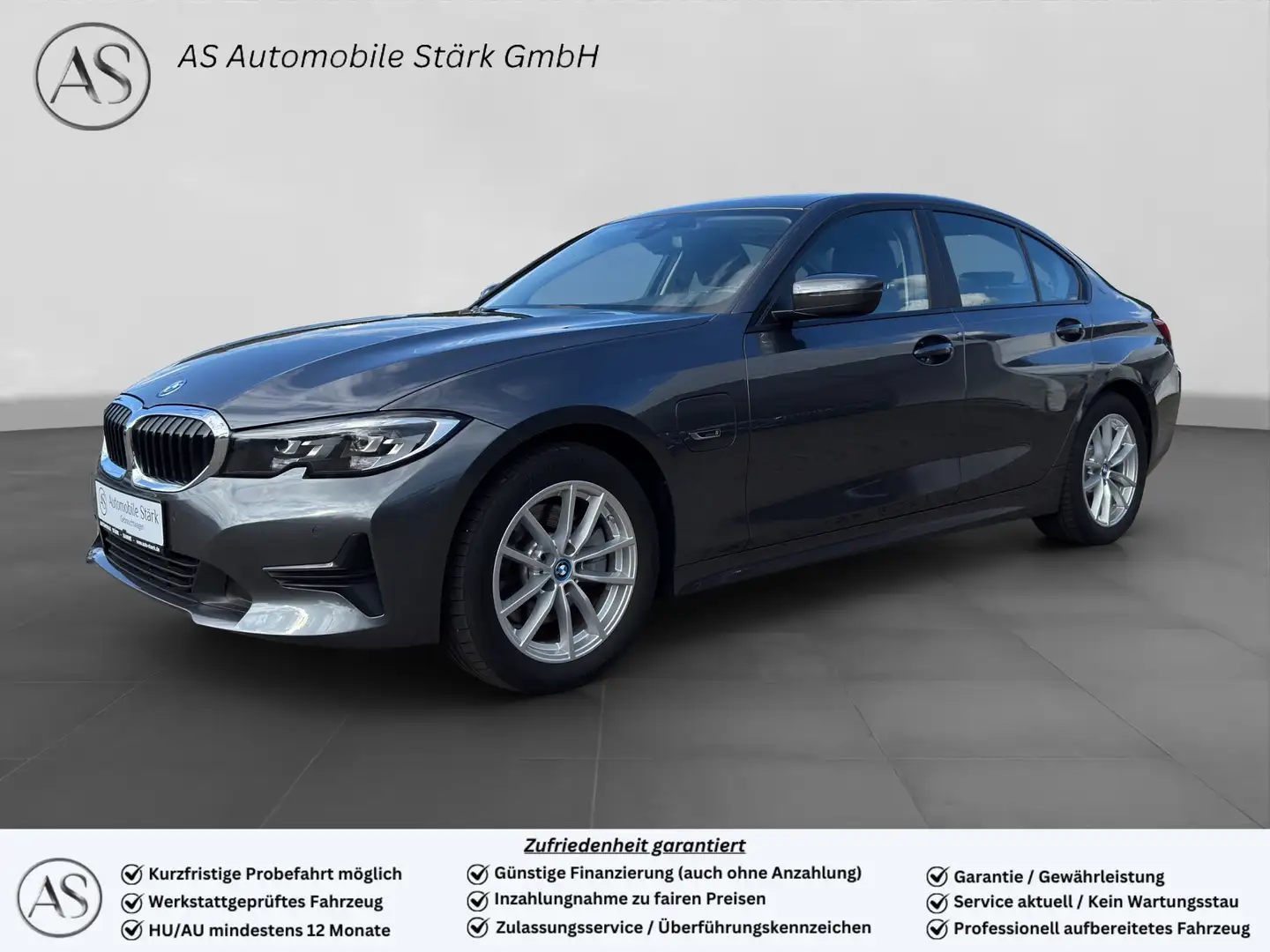 BMW 320 e Lim. LED+Schiebedach+Navi+HiFi+DAB Grau - 1