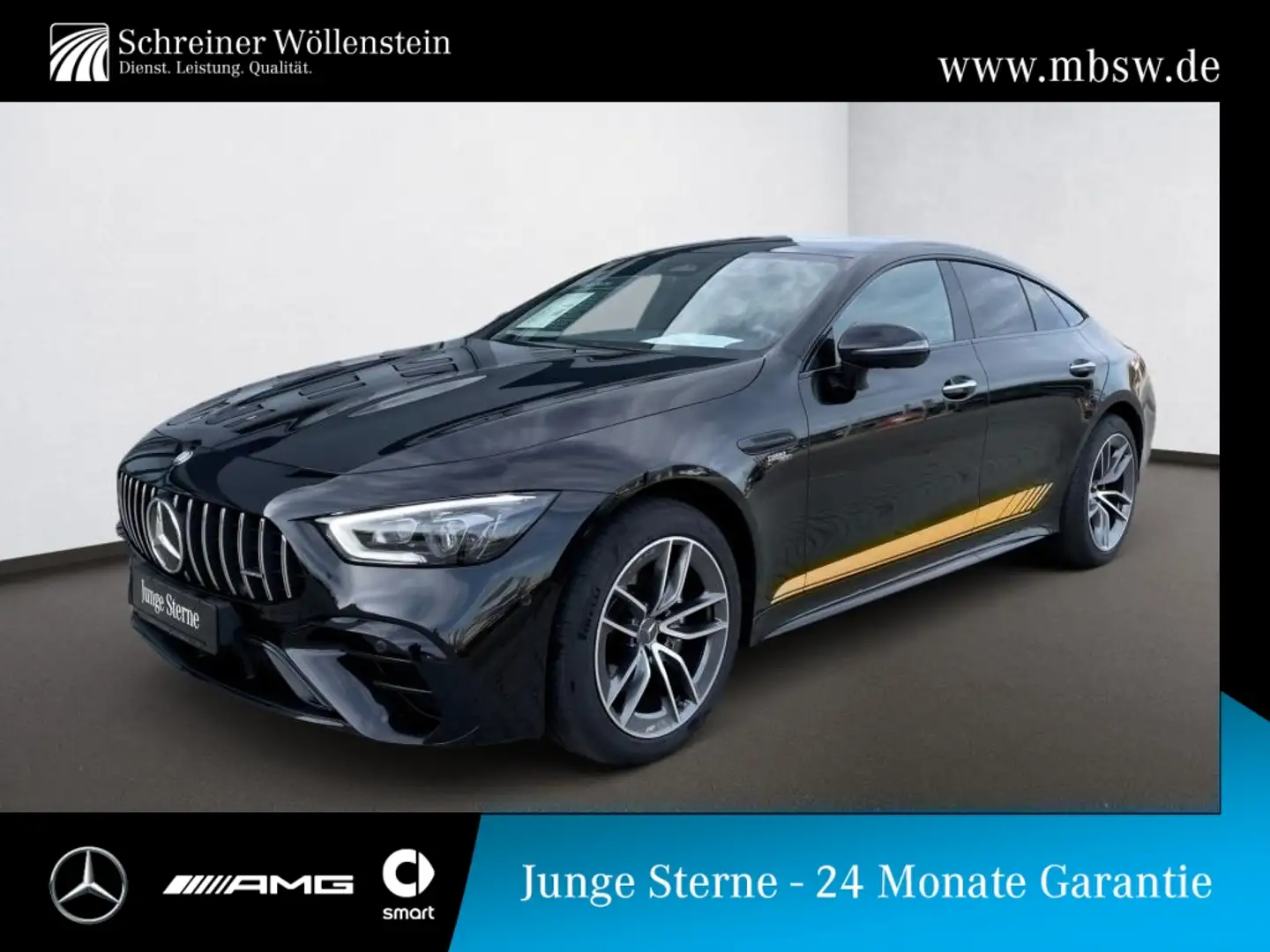 Mercedes-Benz AMG GT 43 4M+ PANO*AHK*PERF-ABGAS*STANDHEIZ*HUD* Schwarz - 1
