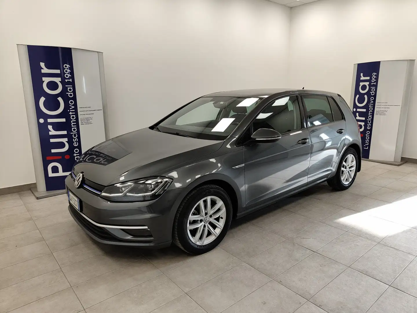 Volkswagen Golf 1.5 TGI DSG 5p. Highline Adap.Cruise Navi Fari LED Gris - 1