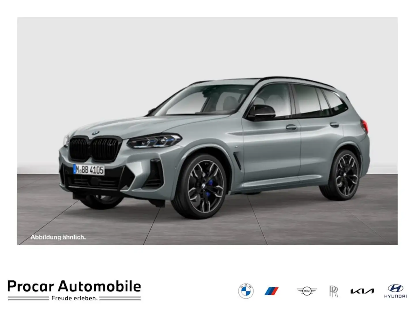 BMW X3 M 40d HUD PANO ACC AHK RFK NAVI LED Laser DAB Grau - 1