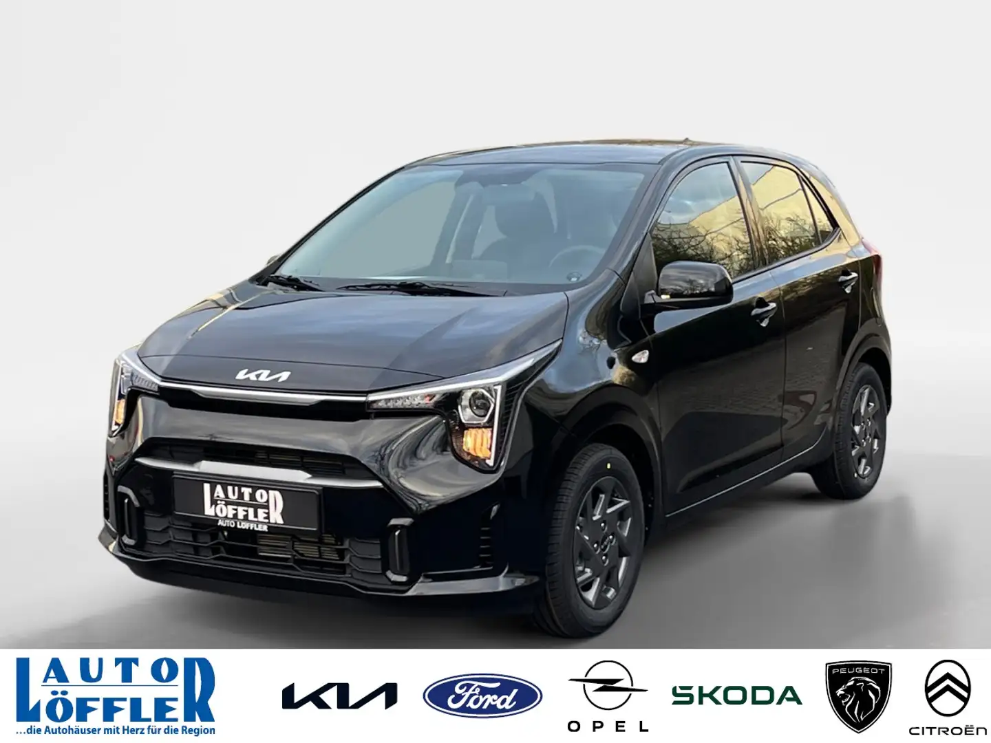 Kia Picanto Vision 1.0 SHZ^ NAVI^ RFK^ PDC^ TEMPO^ Klima Navi Schwarz - 1