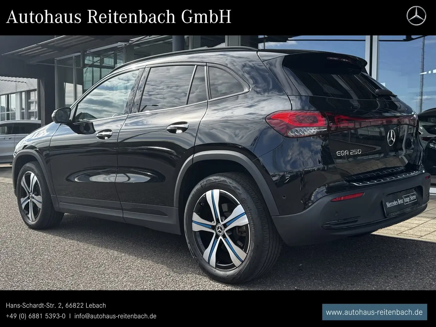 Mercedes-Benz EQA 250 EQA250 PROGRESSIVE+AHK+PANO DISTR+360°+NIGHT+LED Negro - 2