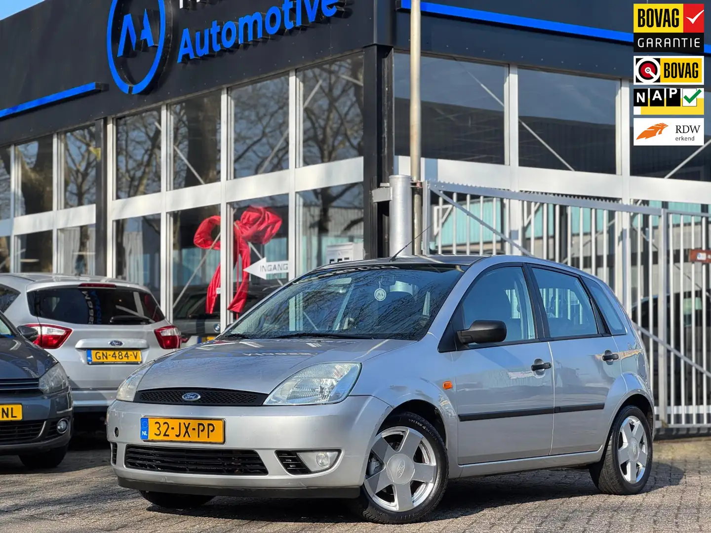 Ford Fiesta 1.4-16V Airco LM velgen 5deurs Distr.riem VV Boekj Grijs - 1
