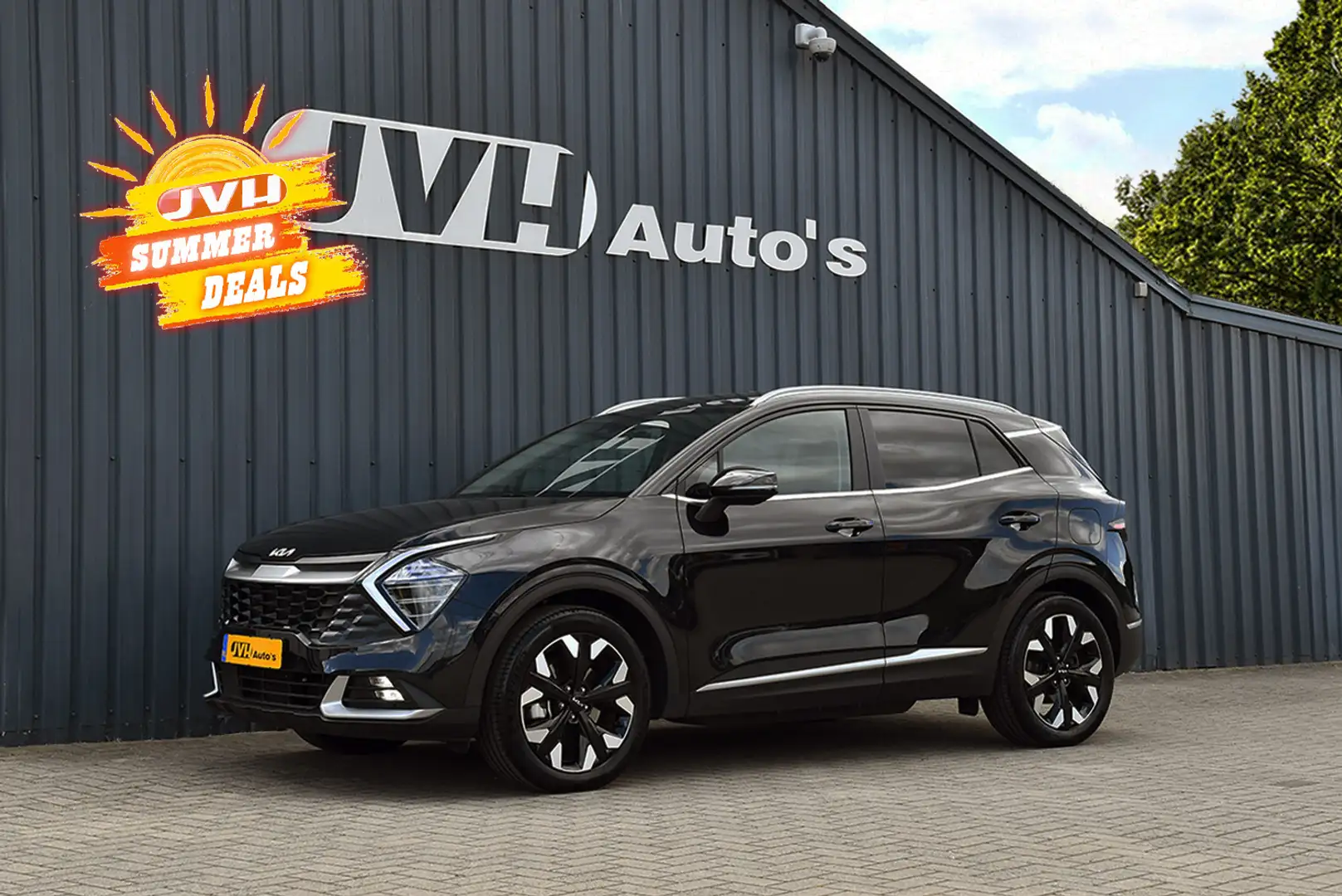 Kia Sportage 1.6 T-GDi PHEV 265pk AWD 12-2023 | 1/2Leder | Virt Zwart - 1