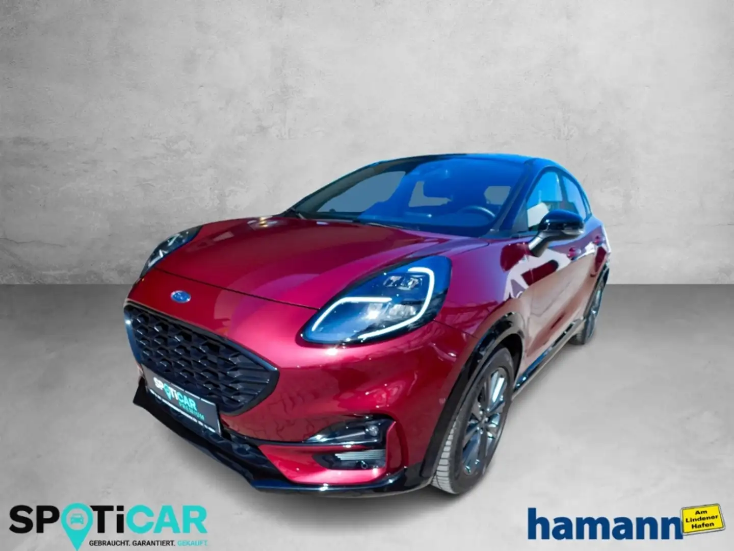 Ford Puma Vivid Ruby Edition 1.0 EcoBoost Mild Hybrid EU6d L Rot - 1