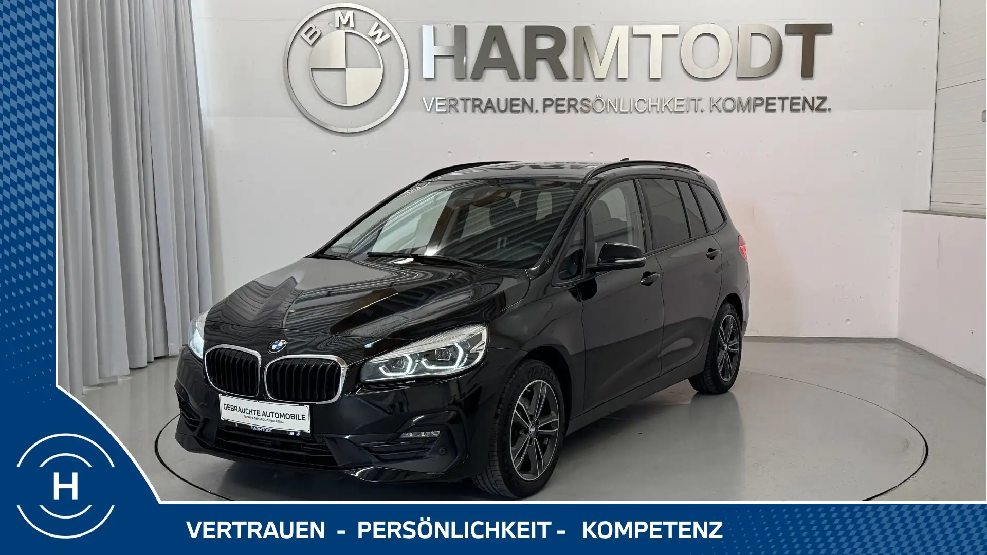 BMW 216 d *Sport Line* Schwarz - 1