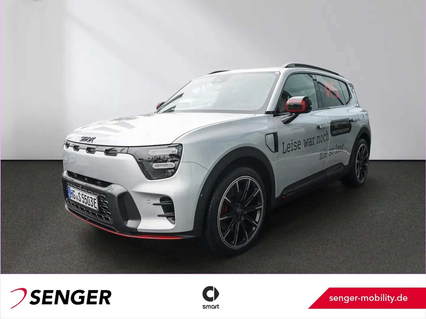 smart #5 Brabus Panorama Sitzbelüftung Head-Up 360°K. Stříbrná - 1