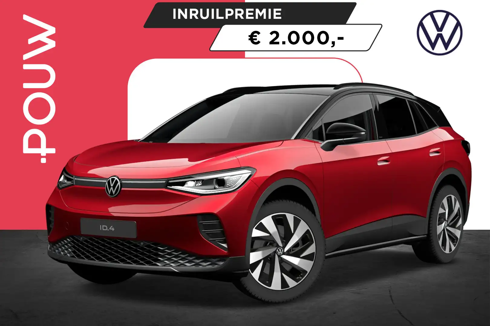 Volkswagen ID.4 286pk Pro Limited Edition 77 kWh | 20" Velgen | Tr Rood - 1