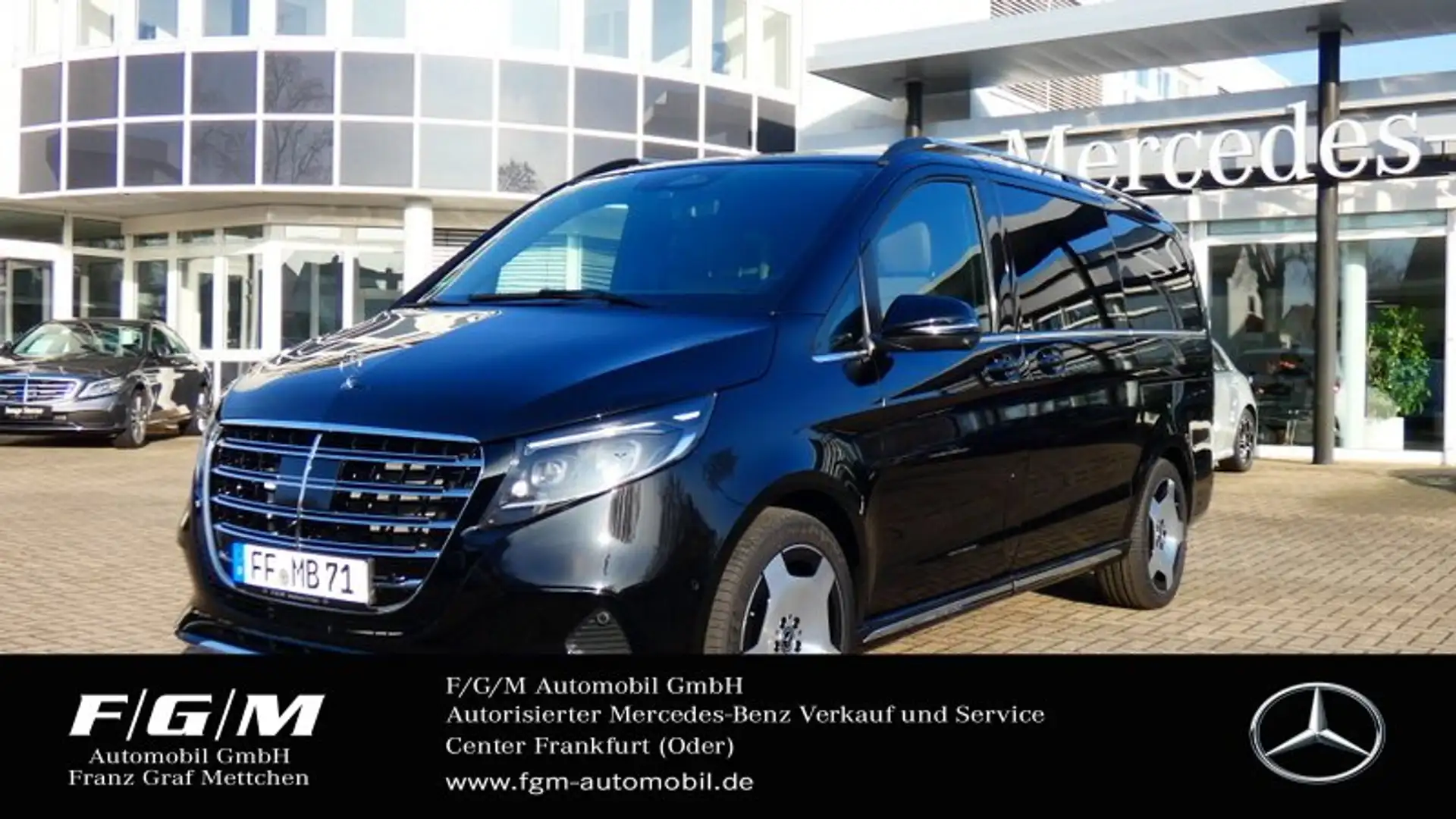 Mercedes-Benz V 300 V 300 d 4MATIC EXCLUSIVE Lang Basic/Navi/Autom. Schwarz - 1