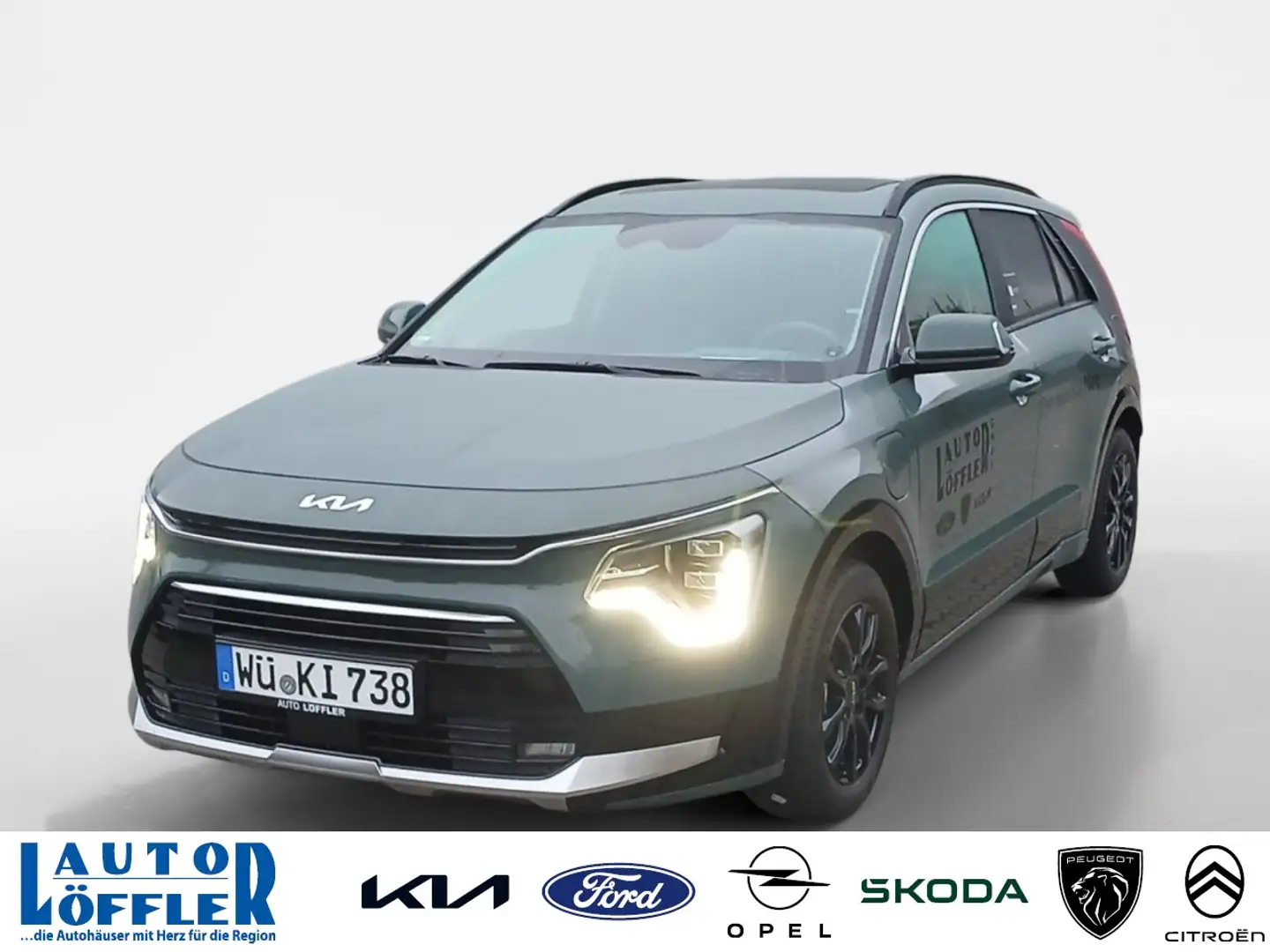 Kia Niro Spirit 1.6 PHEV TEC REX GD BLK PDC´ RFK´ Klima Grün - 1