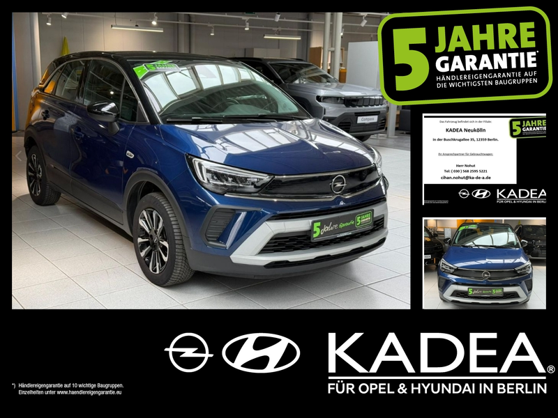 Opel Crossland 1.2 Kamera,PDC,Lenk+Sitzhzg.,LED,AGR,
