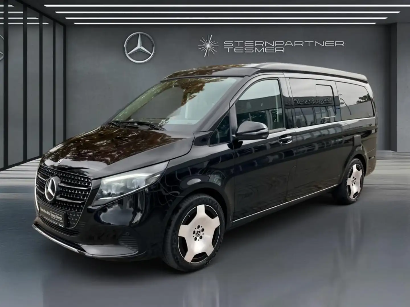 Mercedes-Benz V 300 d Marco Polo 4M AIRMATIC+CamperLevelC.+AHK Negro - 2